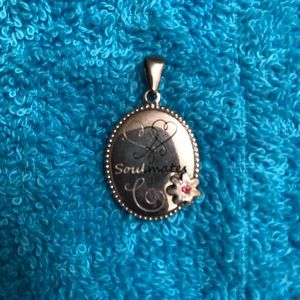 Sterling Silver Soulmates pendant